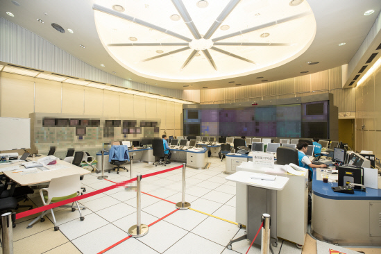 신한울2호기 주제어실 모습. <한국수력원자력 제공>